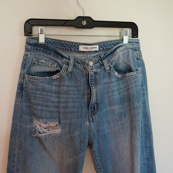 Flying Monkey Blue Straight Leg Jeans - Picture 3 of 5